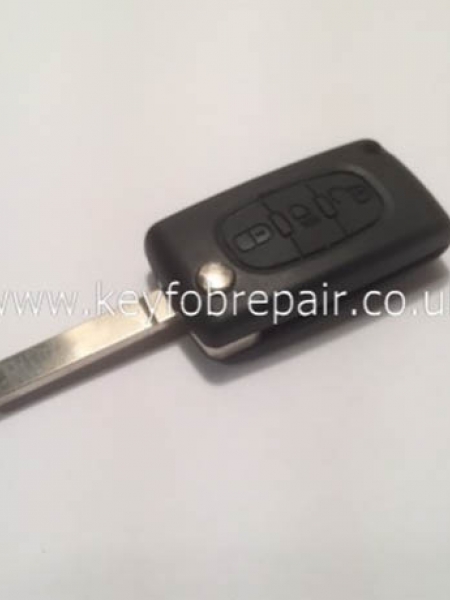 Peugeot Flip Case With Light Button With Battery Place VA2 Blade (No Groove) Also Fits Citroen